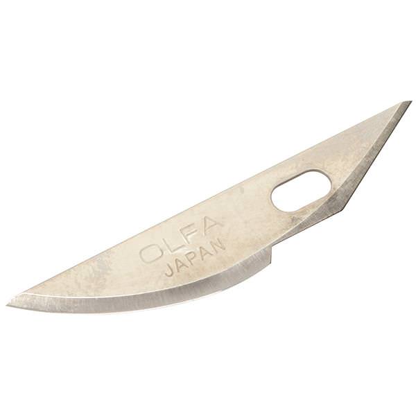 Olfa KB4-R/5 Curved Carving Art Blade, 5pk